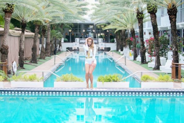 En esta piscina, Lili pudo haberse dado un chapuzón.