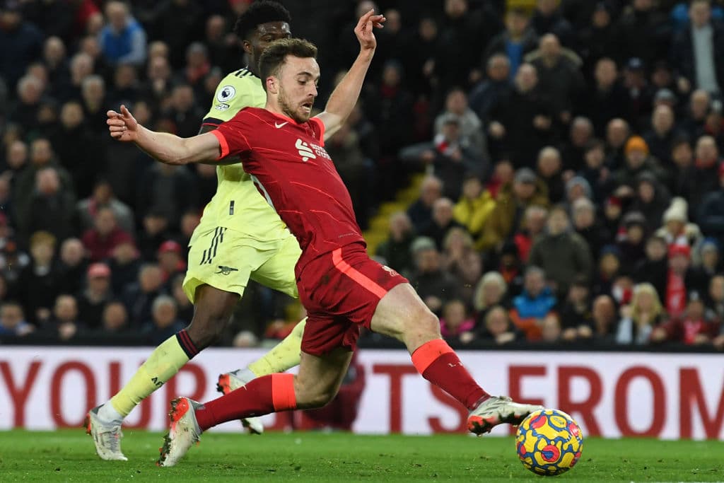 Sadio Mané, Dogo Jota, Mohamed Salah y Takumi Minamino fueron los responsables del descalabro 4-0 sobre el Arsenal.