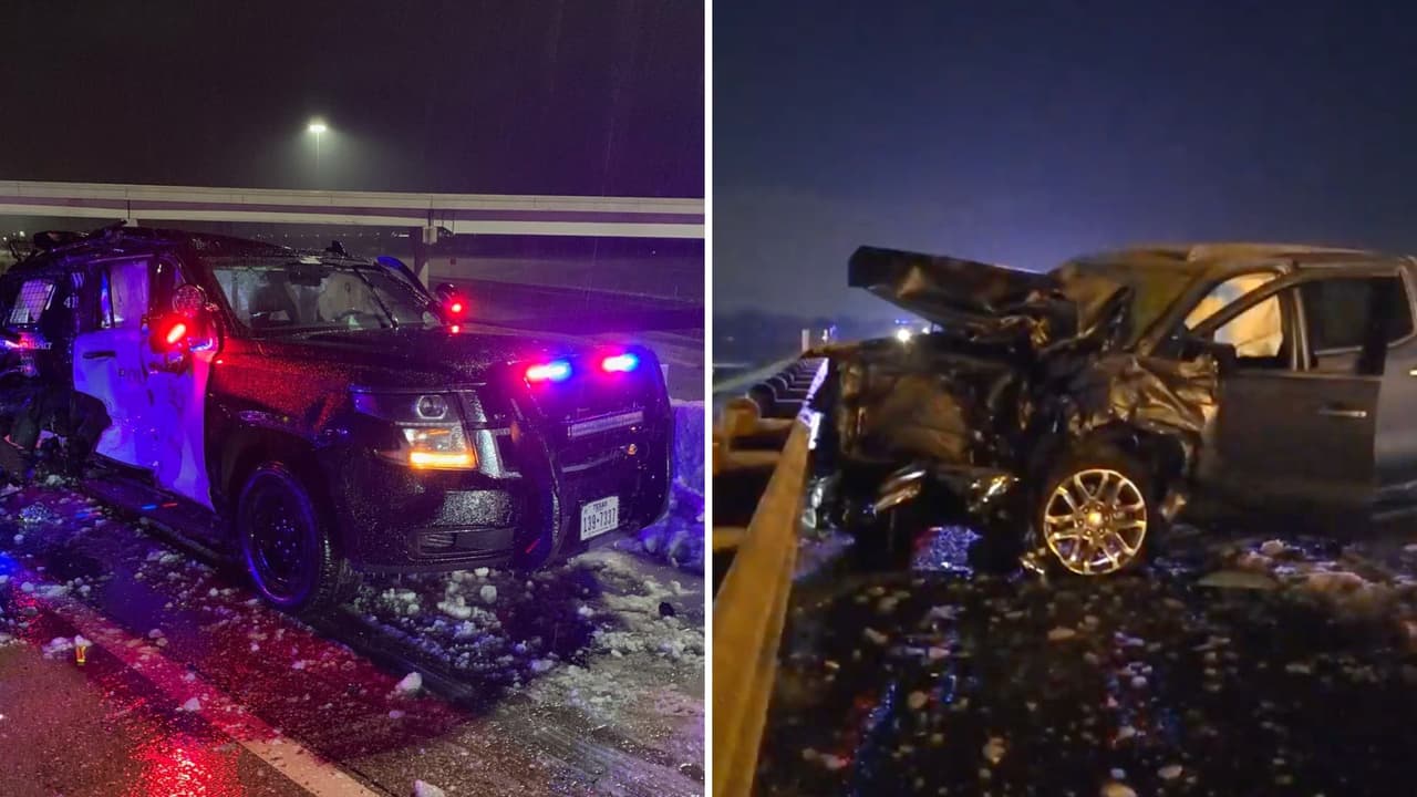 Cinco personas muertas y dos policías heridos: el saldo de esta tormenta invernal en Dallas– Fort Worth 