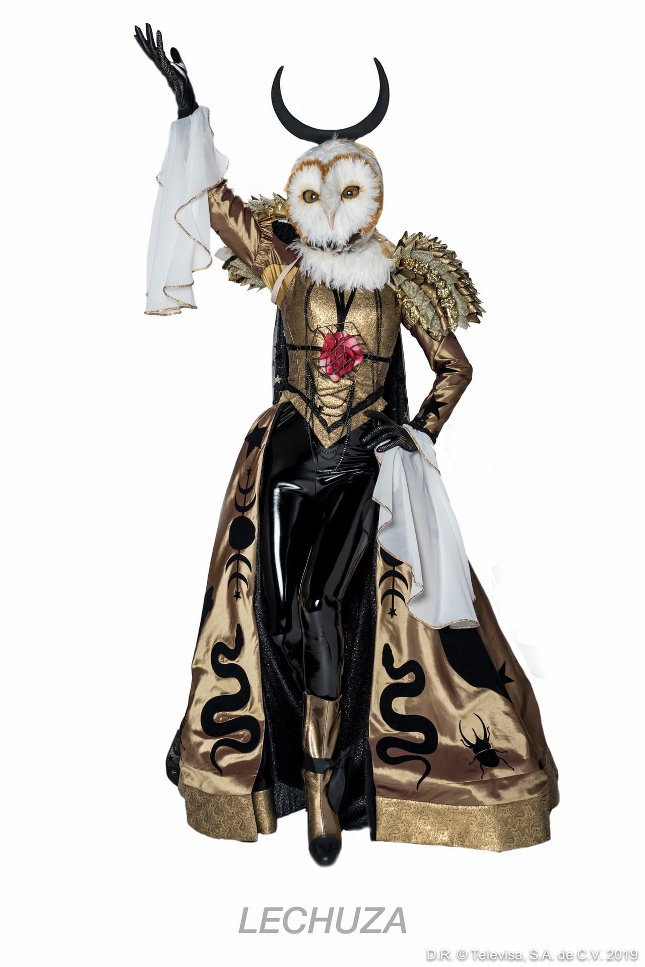 La majestuosa Lechuza estuvo cerca de ganar el trofeo de ¿Quién Es La Máscara?, sin embargo, fue la subcampeona.