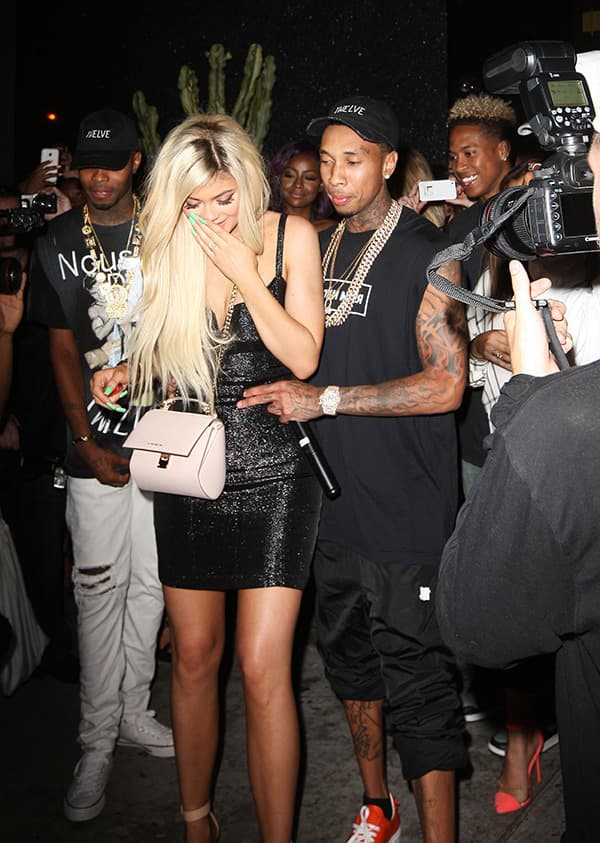 Kylie Jenner celebró sus 18 años en Bootsy Bellows en West Hollywood el 9 de agosto del 2015