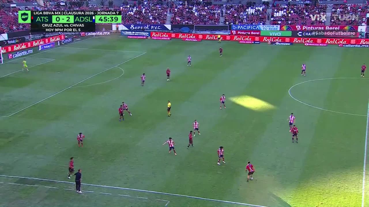 ¡Para selección! El atajadón de Andrés Sánchez en el Atlas vs. San Luis