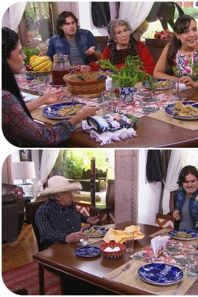 ¡Bravo! Tu papá dio la noticia del día: te dejará que seas novia de Diego. ¡Eso sí! Quiere conocer a su famila.