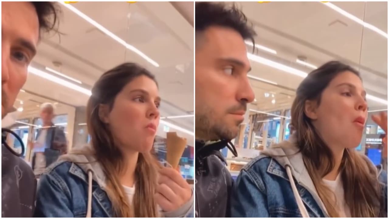 Joven se come anillo de comrpomiso escondido en su helado.