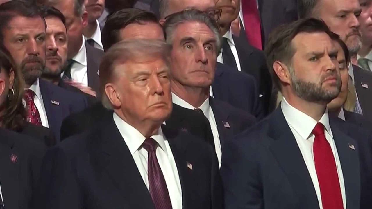 Donald Trump y líderes mundiales despiden al senador Lindsey Graham en la Catedral Nacional de Washington