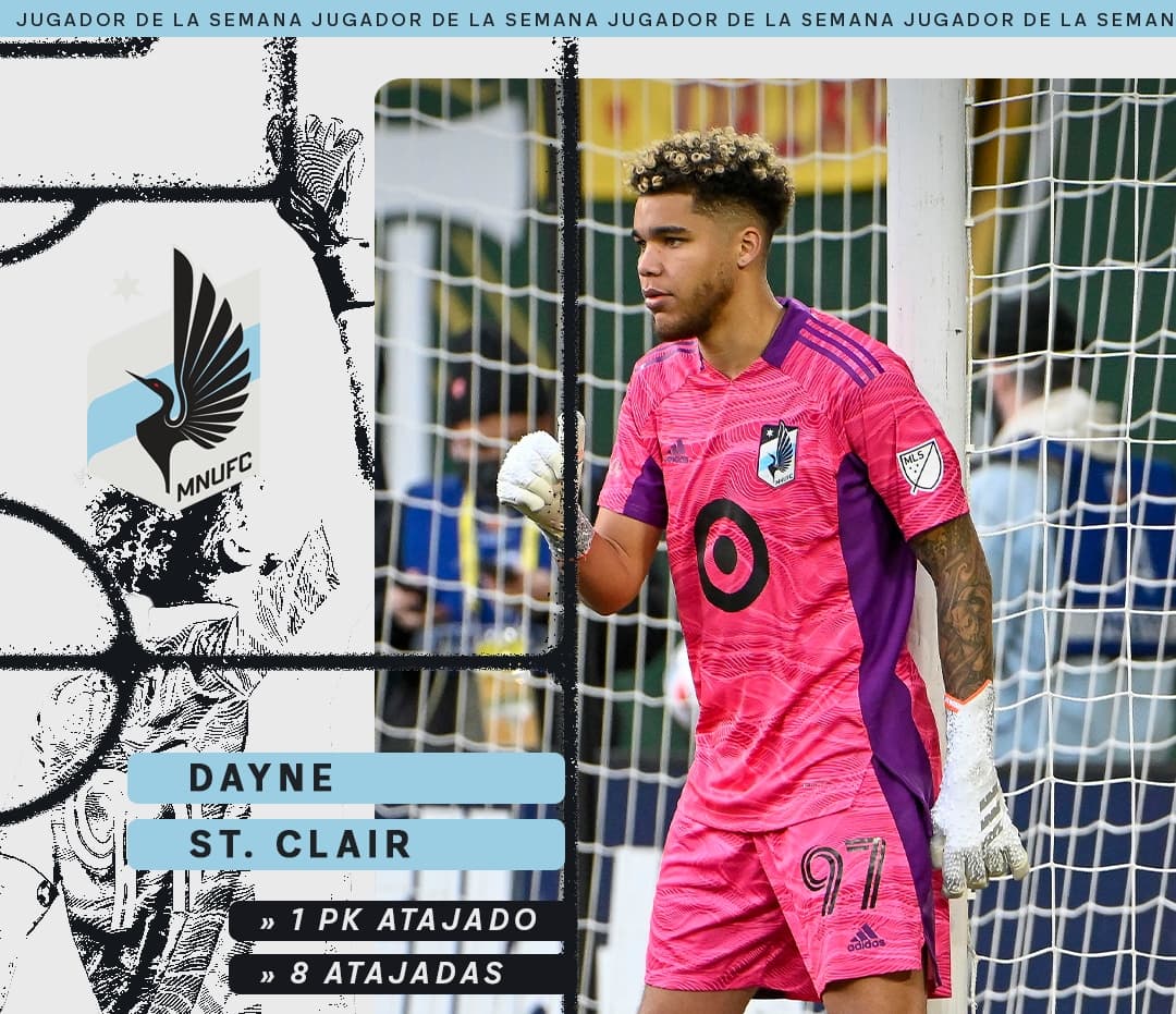 Puños y temple de acero: Dayne St. Clair es Jugador de la Semana