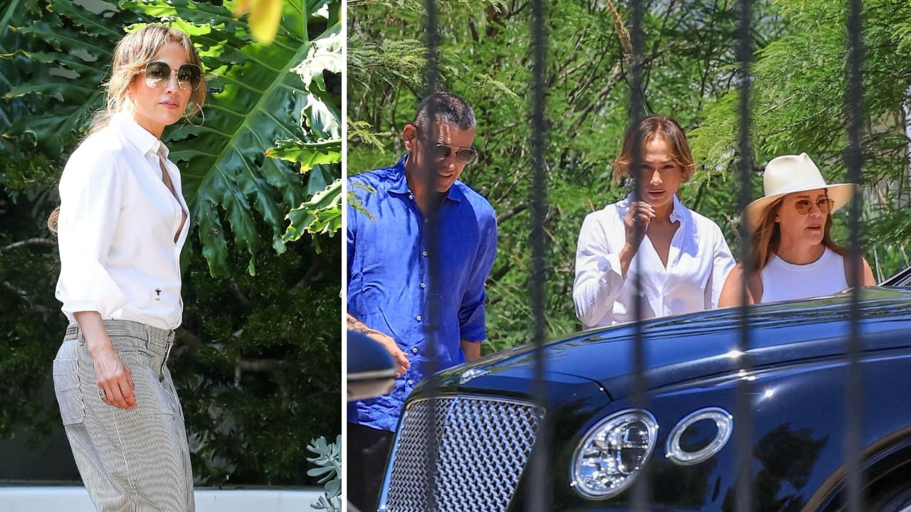 JLo habría visitado una mansión en Beverly Hills.