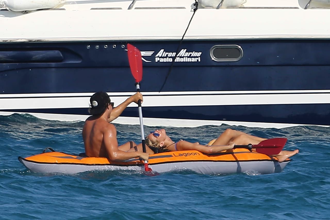 Heidi y Vito disfrutan de su amor en St. Tropez.
