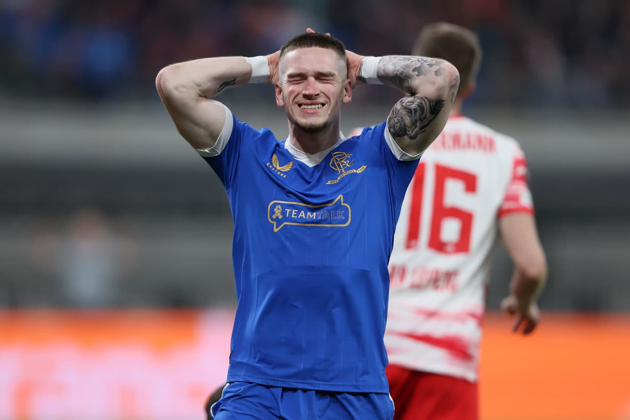 RB Leipzig se llevó una mínima ventaja ante Rangers en la Ida de la Semifinal de la UEFA Europa League.