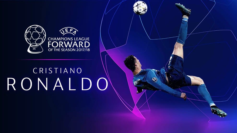 El último en cuanto a posiciones fue el de Mejor Delantero de la temporada y también fue para un jugador del Real Madrid, o bueno, por lo menos hasta hace unos meses: Cristiano Ronaldo.