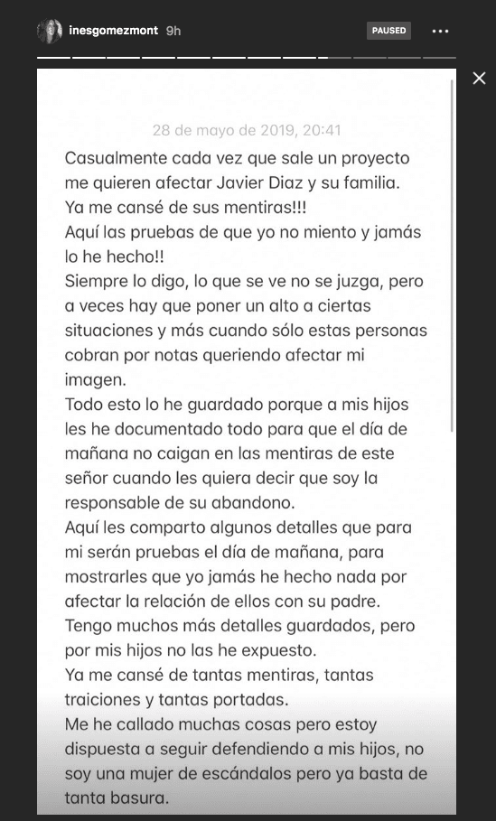 La presentadora mexicana acusa a su exmarido de atacarla cada vez que está por sacar un nuevo proyecto: "Casualmente cada vez que sale un proyecto me quieren afectar Javier Diaz y su familia".
<br>