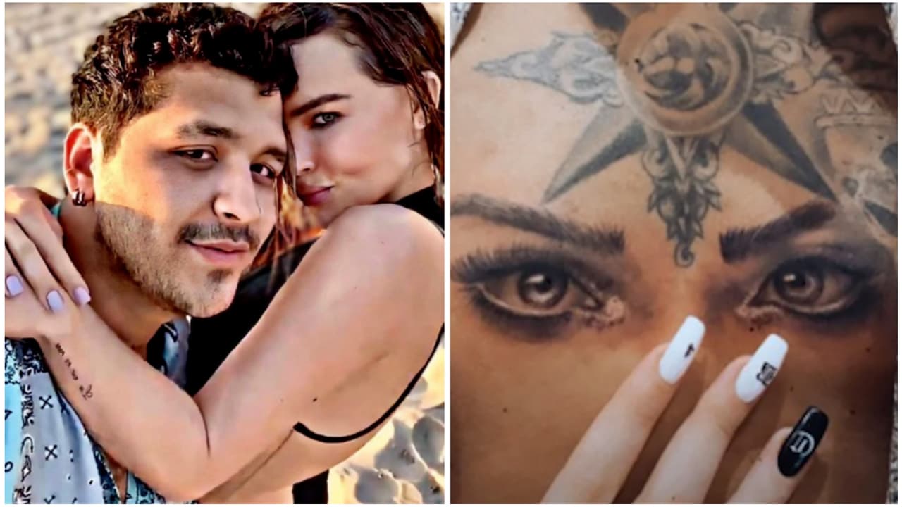 Para ciertos seguidores, ese detalle es una pista para deducir que la imagen en la que 
<b><a href="https://www.univision.com/famosos/christian-nodal-tatuajes-que-cubren-los-ojos-de-belinda" target="_blank">Nodal se deja ver sin tatuajes</a></b> es reciente y no de antaño, como algunos creen. 
<br>