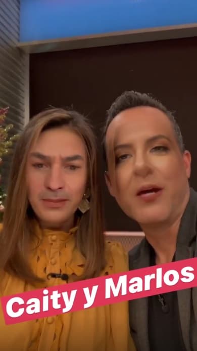 Maity aceptó usar el filtro y este fue el resultado. Hasta parecido encontró Carlos en el intercambio de rostros.