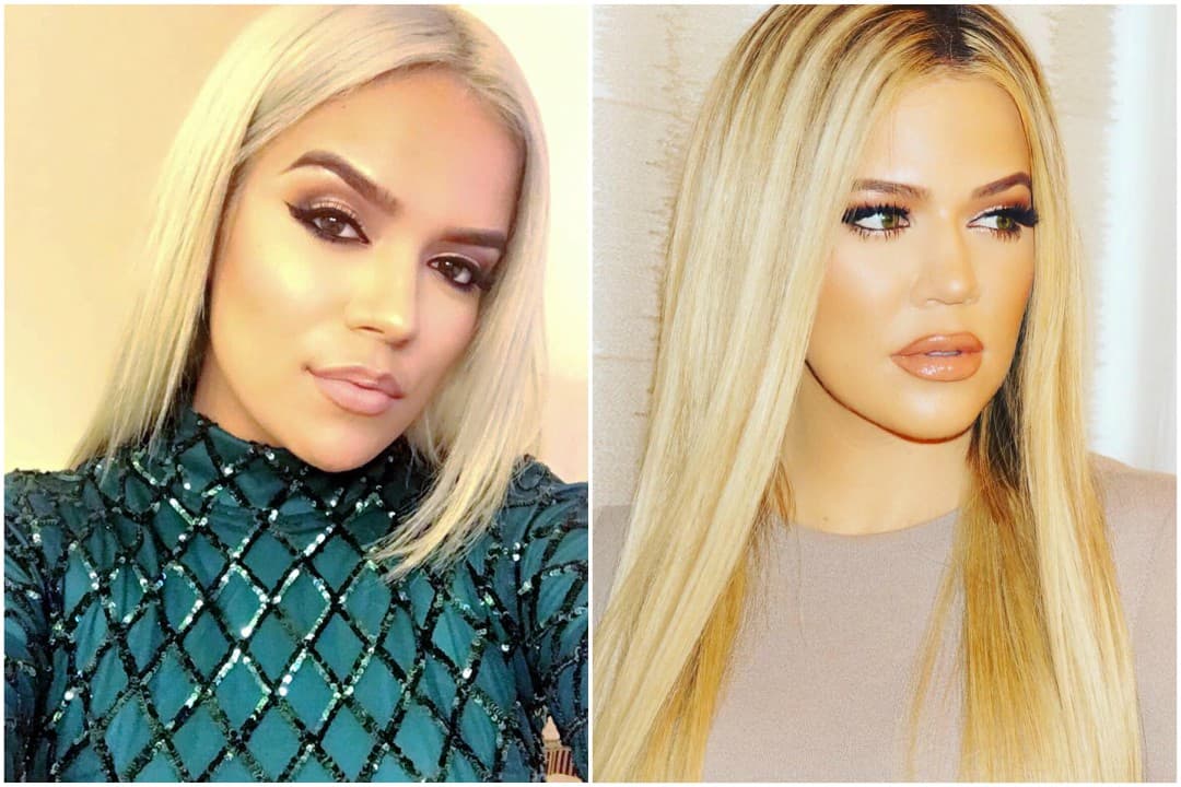No, no están viendo doble, estas son Karol G y Khloé Kardashian, que parecen haber sido separadas al nacer.