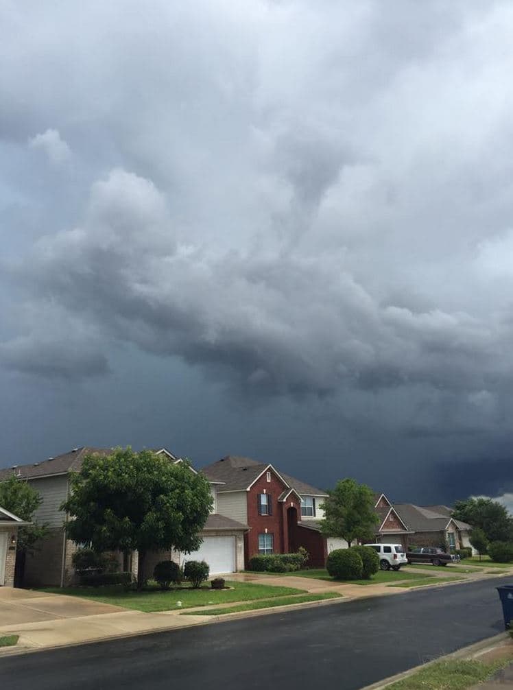 La audiencia compartió fotos de la zona tras el paso de la tormenta Bill.