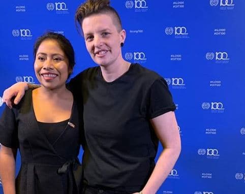 Yalitza Aparicio fue otra de las celebridades que se sumó a la conmemoración por el Día Internacional de la Mujer.