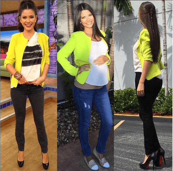 La ilusión de ser madre por primera vez la envolvió e irradiaba belleza hace cuatro años en su primer embarazo.