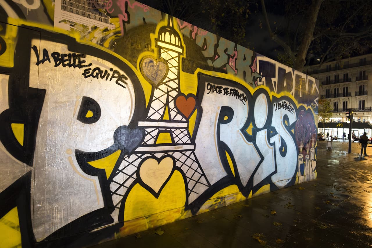 Un graffiti de París.