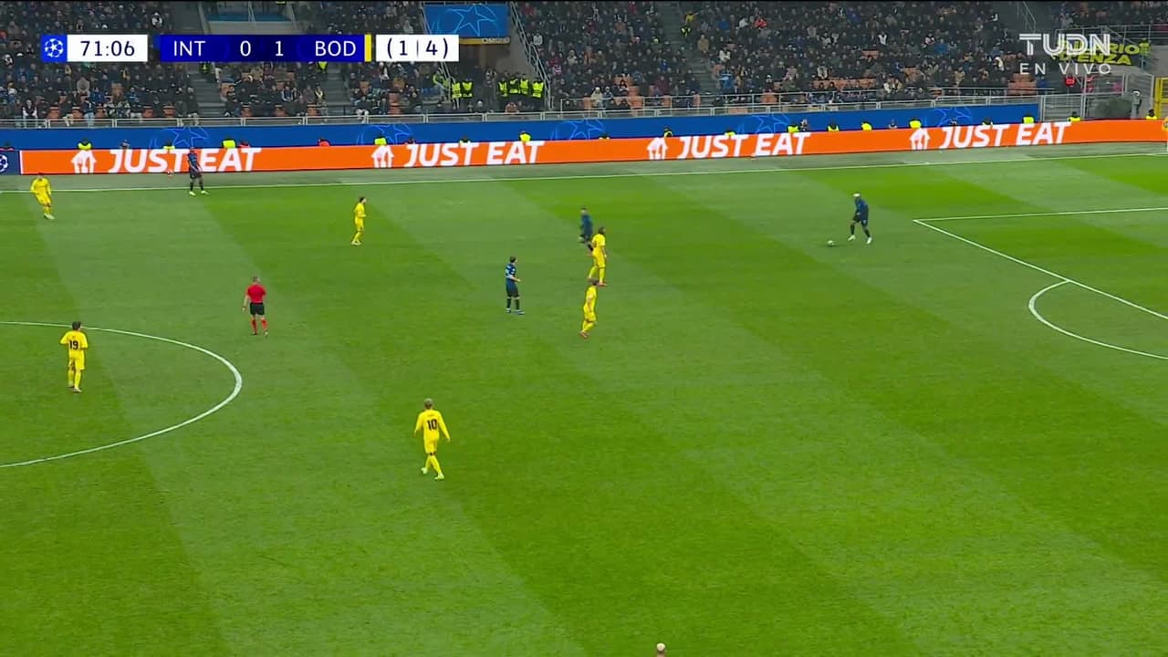 ¡GOL!  anota para Bodø/Glimt. Håkon Evjen