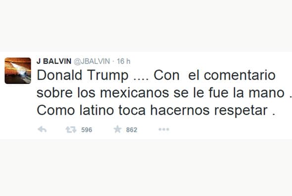 En Twitter también dejó un mensaje, donde dejaba muy clara su postura y orgullo latino.