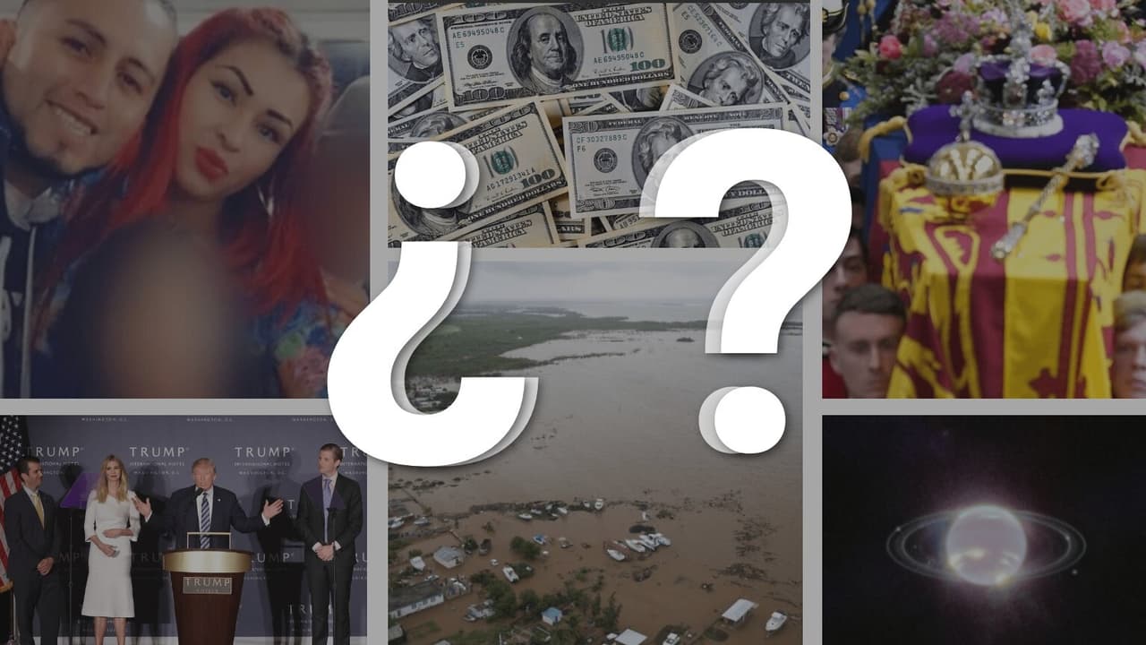 Fiona hace desastres, la mala racha de Trump y un detalle del funeral de Isabel II: ¿sabes lo que pasó esta semana?