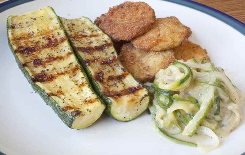Grilled zuchinni