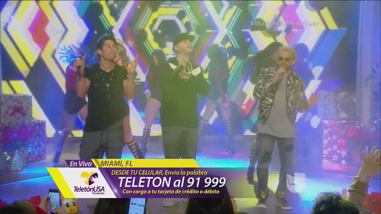 Juntos intepretaron 'Me estoy enamorando'.