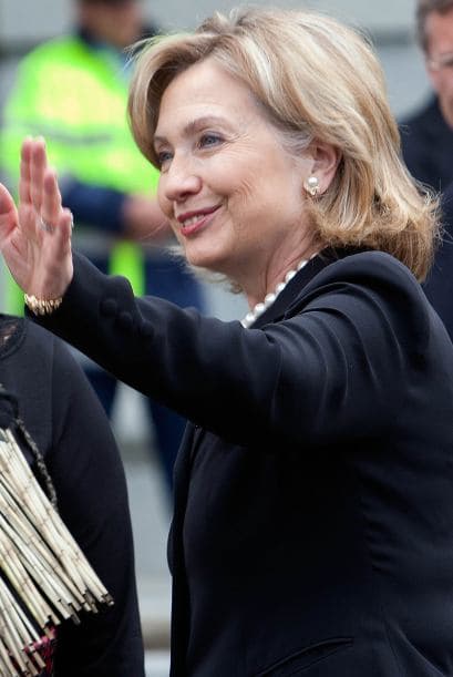 Otra más de la política estadounidense: la secretaria de Estado Hillary Clinton, ocupa el puesto 20º.