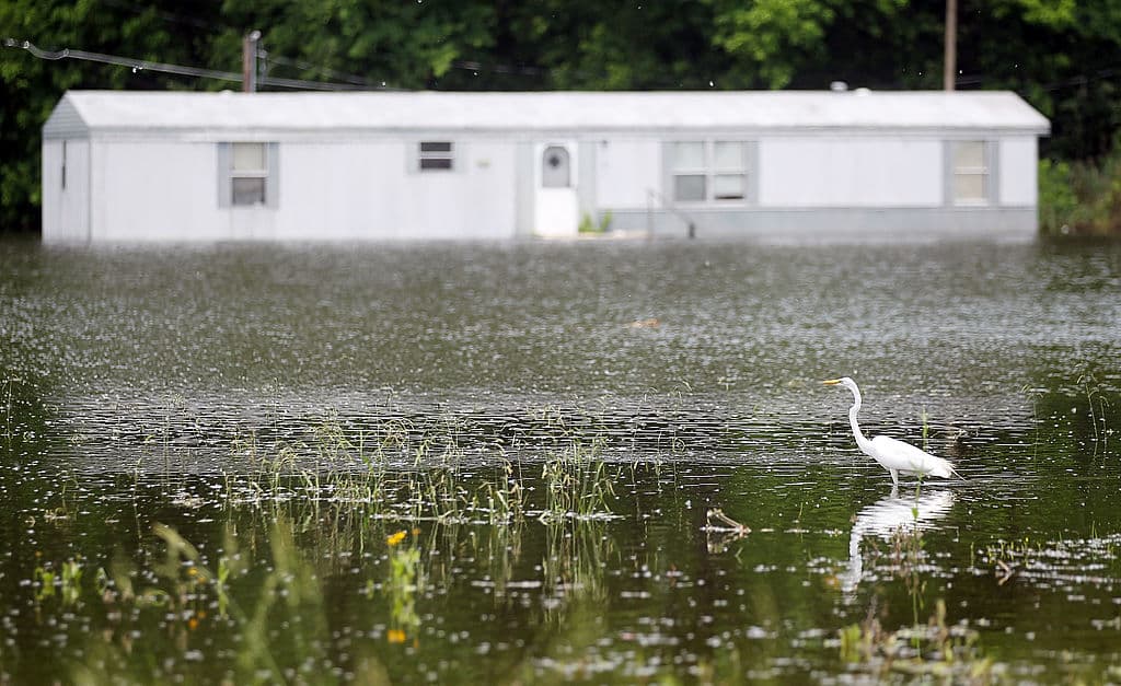 <b>Río Misisipi, 2011.</b> Las inundaciones repentinas asociadas causaron 24 muertes en Oklahoma, Misuri, Arkansas, Luisiana y Tennessee.