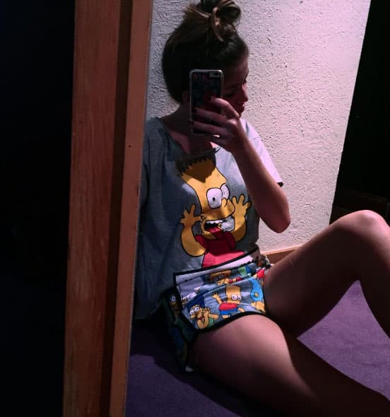 ¿Qué te parece la pijama de Bart Simpson de Sofía?
