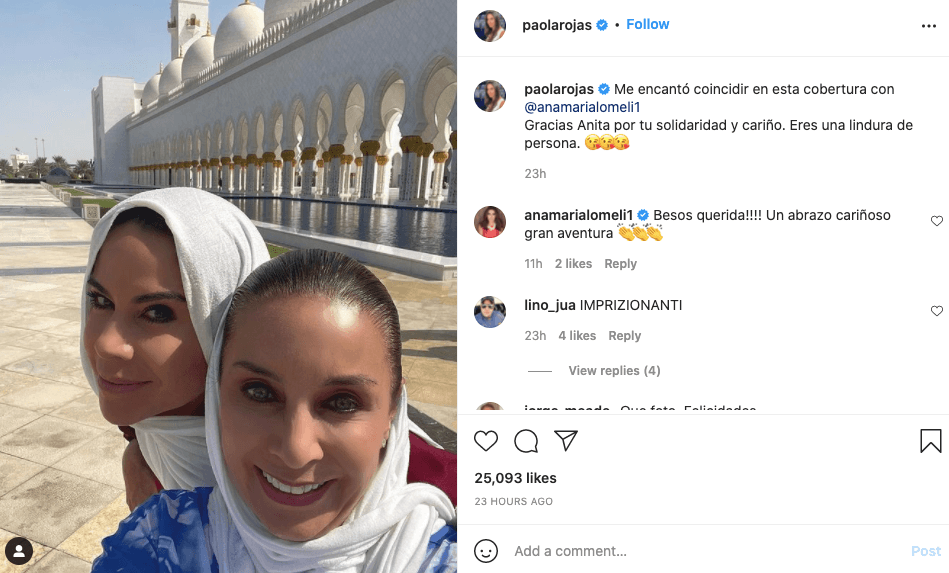 Paola Rojas en la Expo 2020