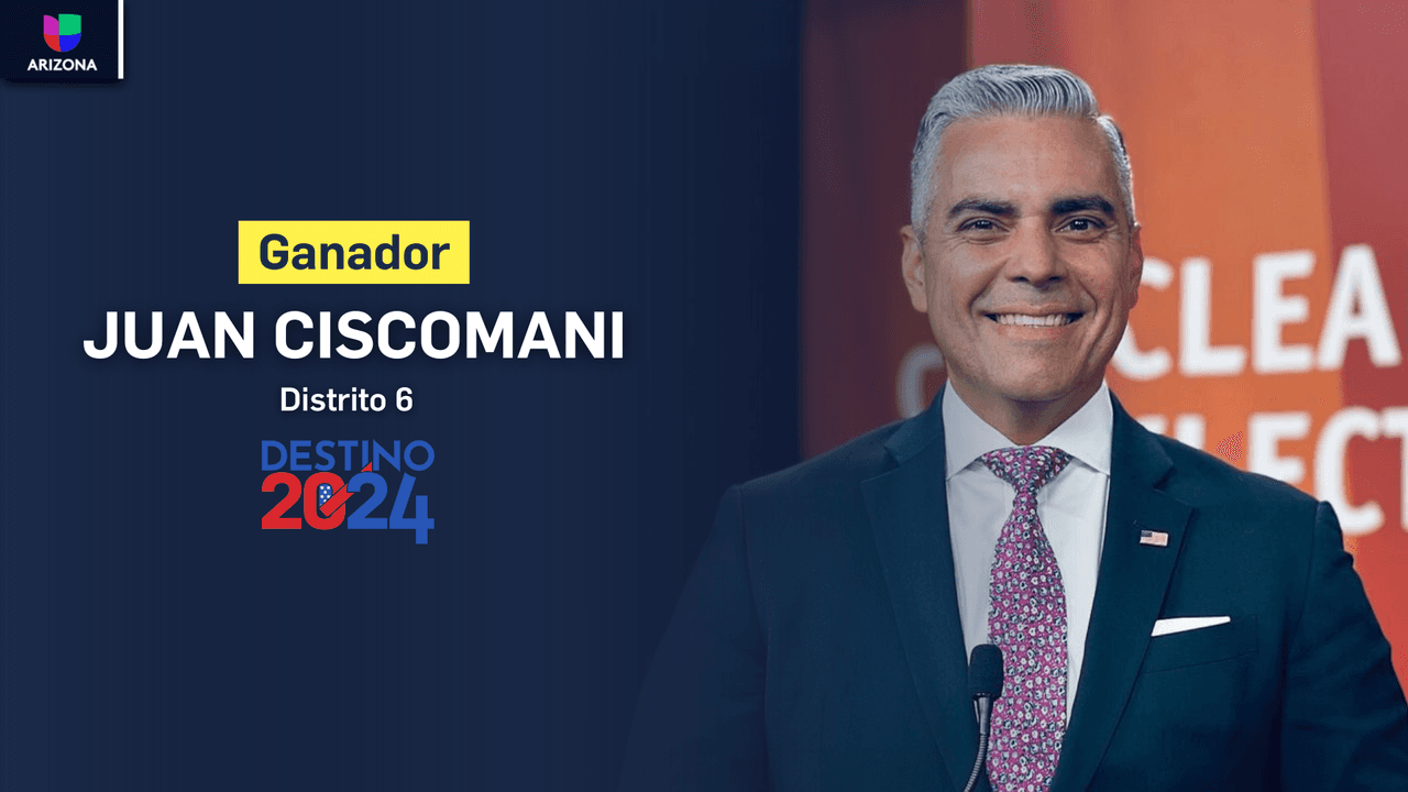 El triunfo de Juan Ciscomani en el Distrito 6 y otros resultados en Arizona de las elecciones de este 5 de noviembre