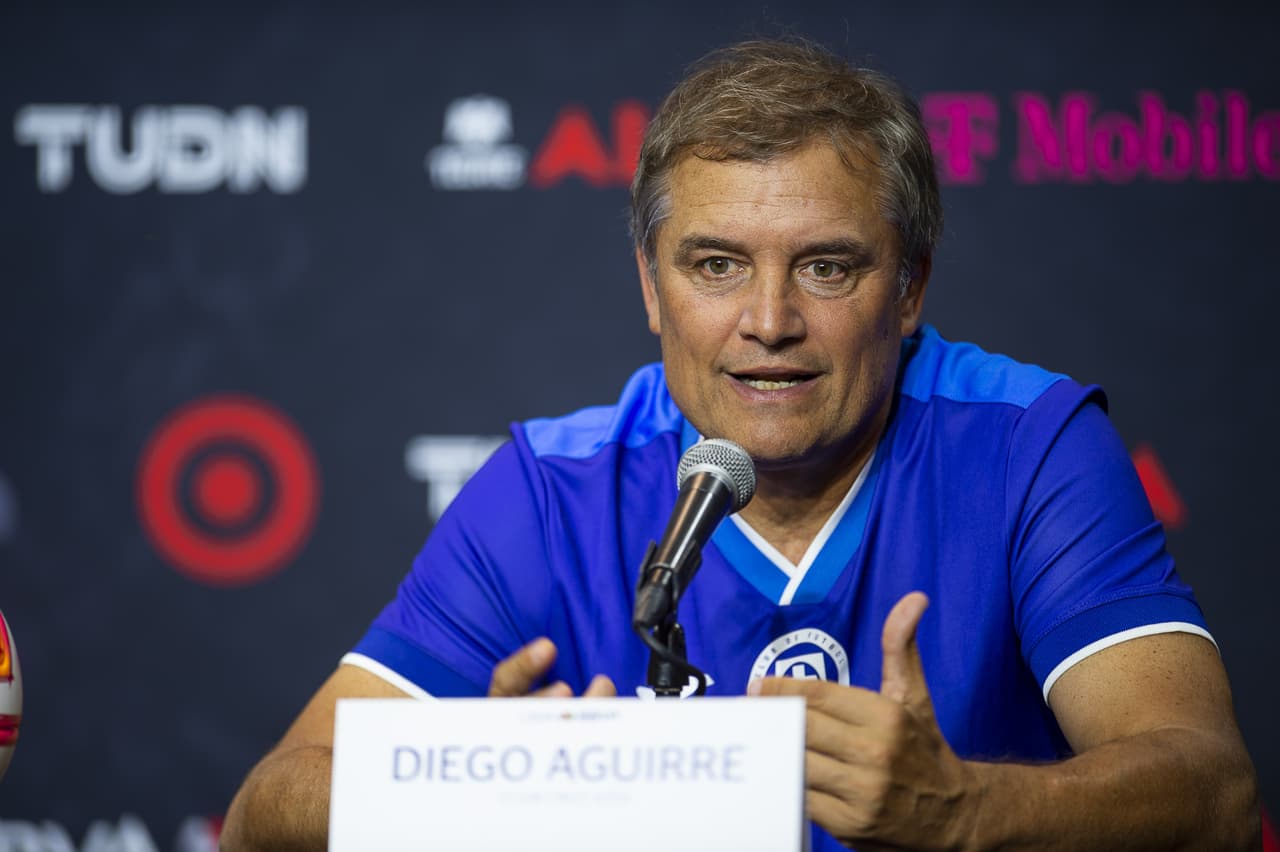 during the press conference prior to the Liga BBVA MX Super Cup (Champion of Champions), Atlas vs Cruz Azul at Dignity Health Sports Park Stadium, on June 25, 2022. <br><br> durante la conferencia de prensa previo a la Supercopa de la Liga BBVA MX (Campeon de Campeones), Atlas vs Cruz Azul en el Estadio Dignity Health Sports Park, el 25 de Junio de 2022.