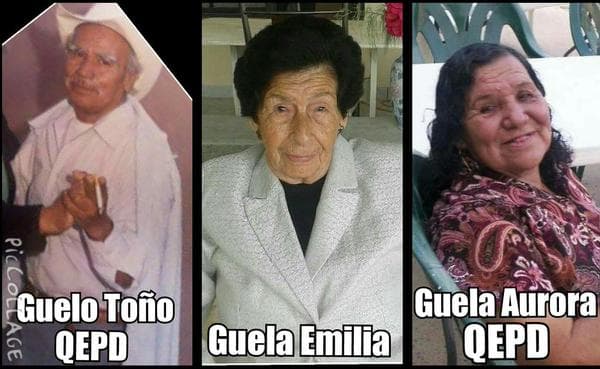 Radioescuchas del show enviaron fotos con sus abuelos.