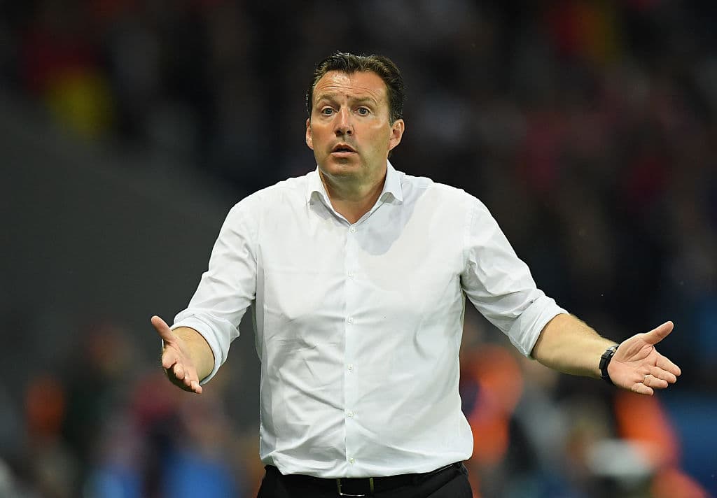 El belga Marc Wilmots dirigió a Bélgica en Brasil 2014, donde alcanzó los cuartos de final.
