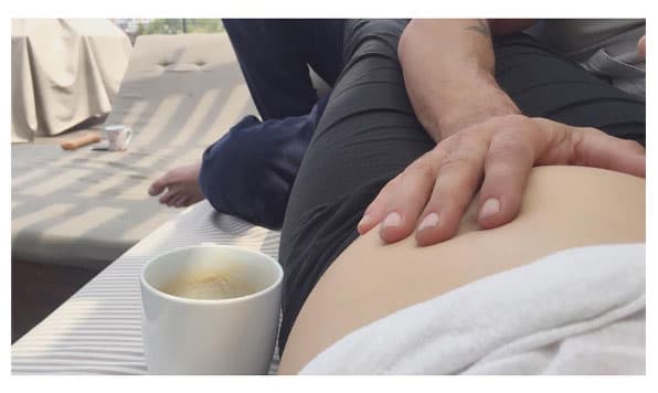 "El embarazo me ha conectado de forma aún más fuerte con mi género, femenino, poderoso y valiente".