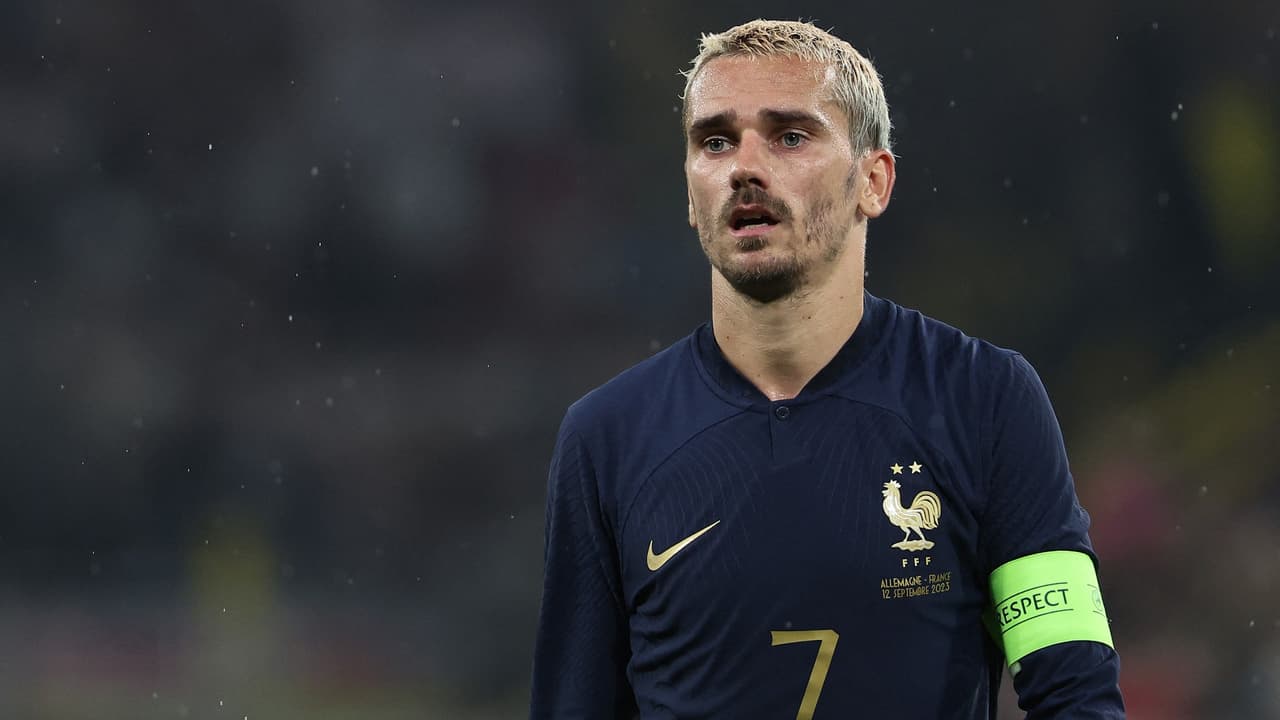 Griezmann ve fin a increíble récord de partidos seguidos con Francia