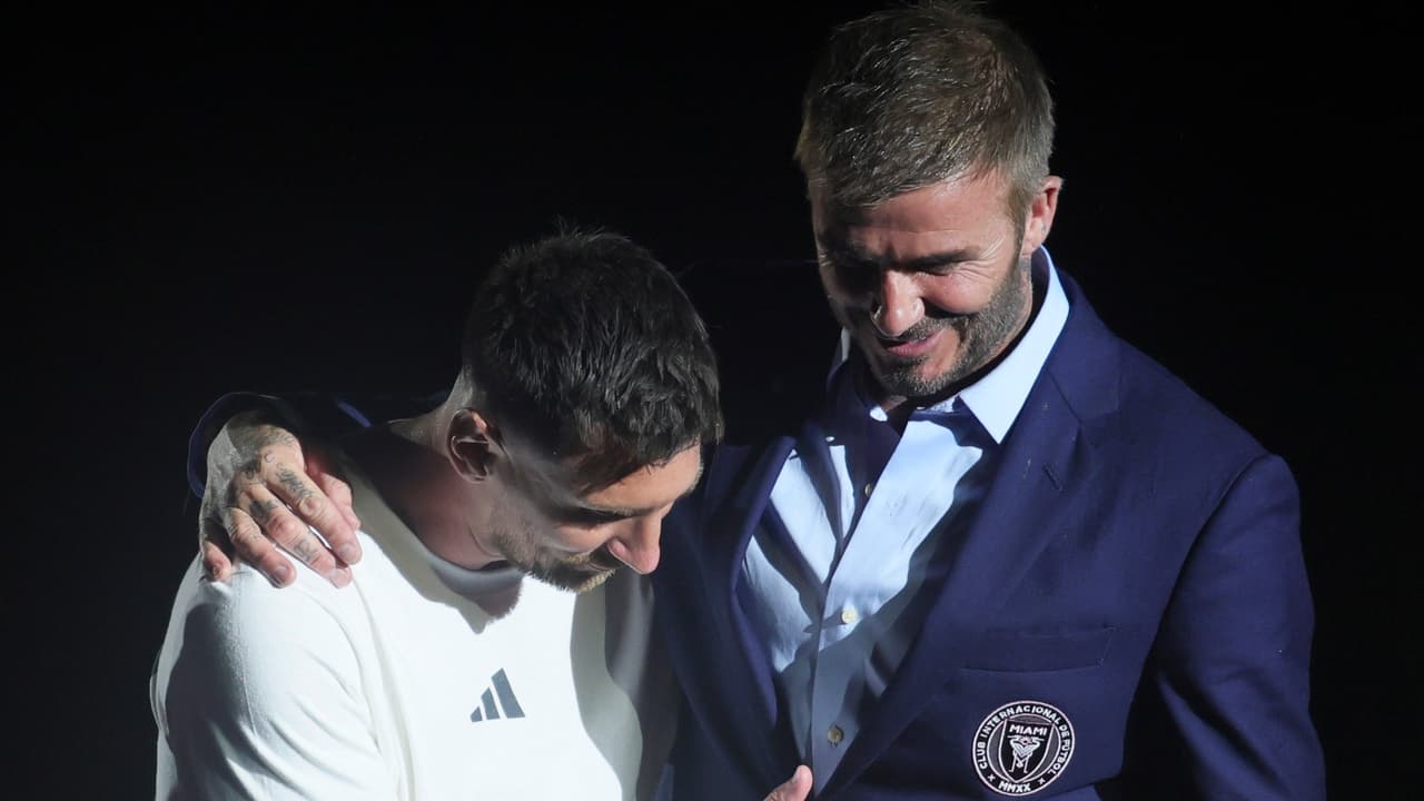 La emoción de Beckham tras el debut de Messi: "Fue una noche especial"