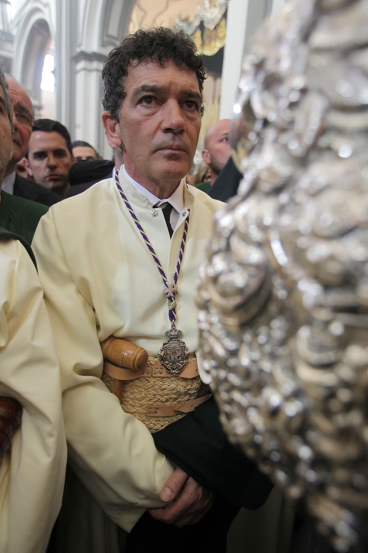 Antonio Banderas volvió a su natal Málaga para cumplir con un compromiso muy importante.