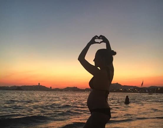 La actriz de 'Corazón indomable' anunció su embarazo en noviembre del año pasado.