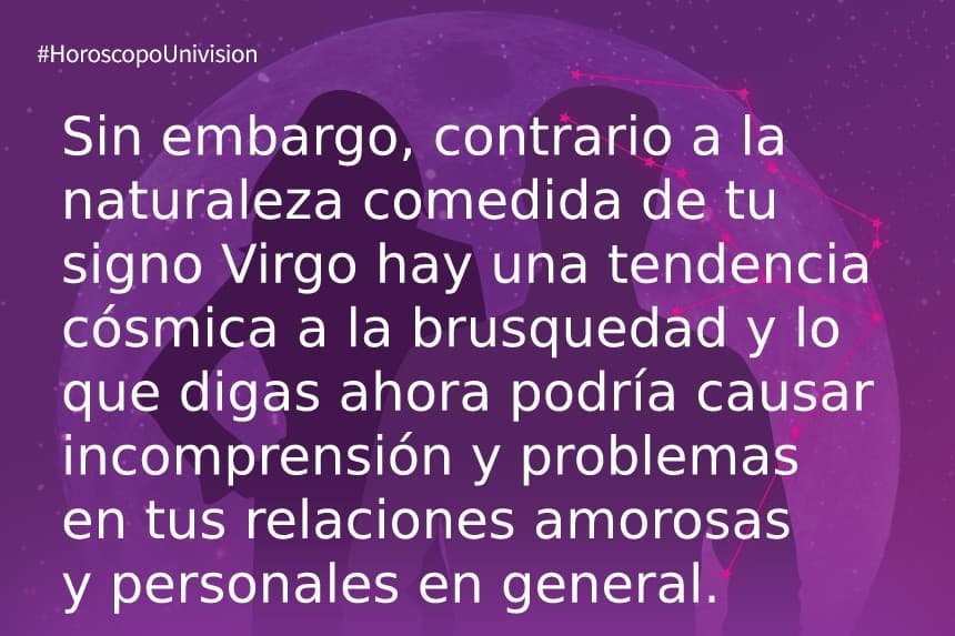 Virgo 12 de junio 2019