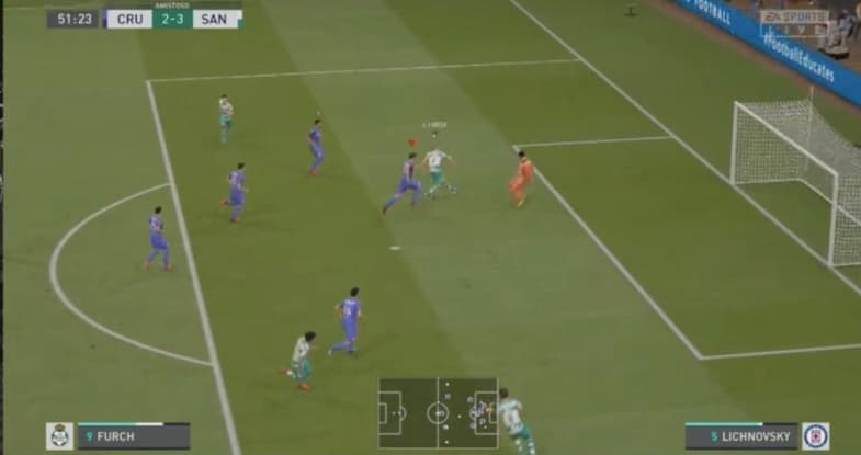 Cruz Azul no logra salir del sótano y esta vez caen frente al Santos de Eduardo Aguirre con un marcador de 3-4.