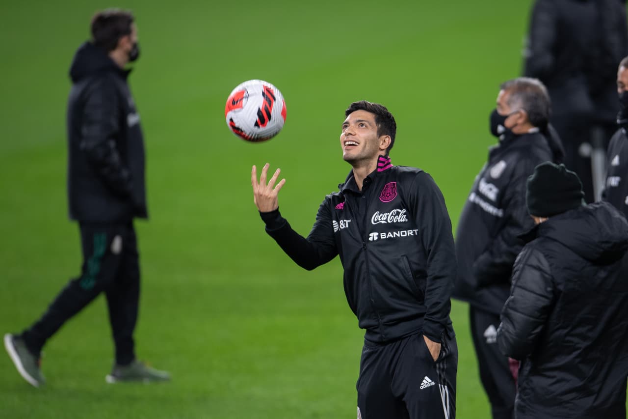La selección mexicana se mostró lista y enfocada durante el reconociemineto del terreno de juego en Cincimnati.