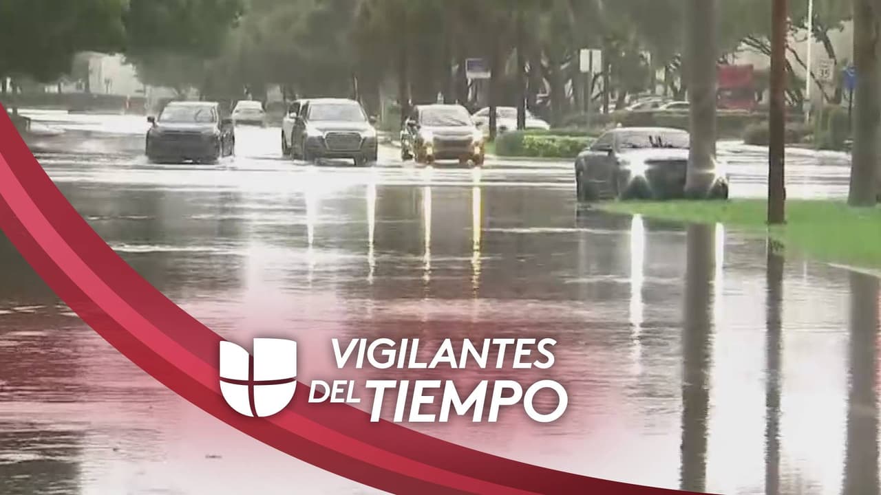 Doral también presentó problemas de inundaciones por las fuertes lluvias.