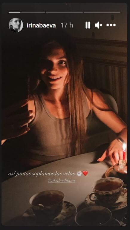 En sus historias de Instagram, Irina Baeva compartió imágenes del festejo que tuvo su hermana. 
<br>