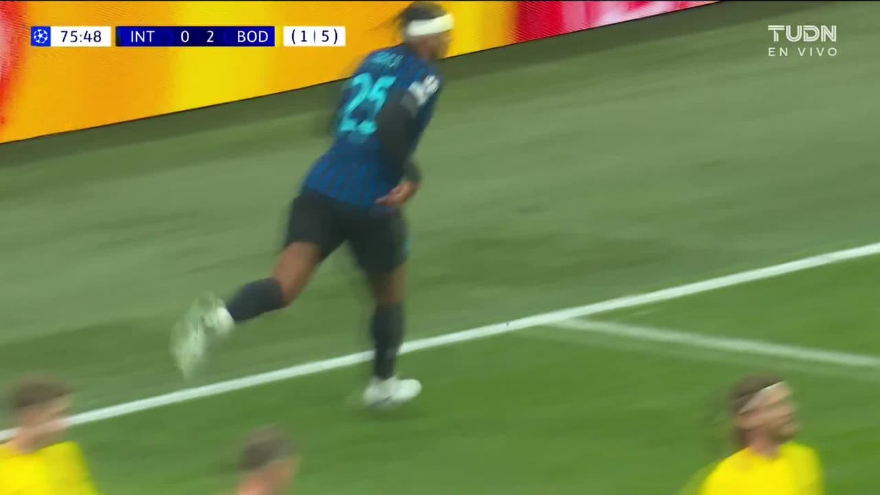 ¡Gol de Bastoni y el Inter pone el de la honra! El marcador se pone 1-2