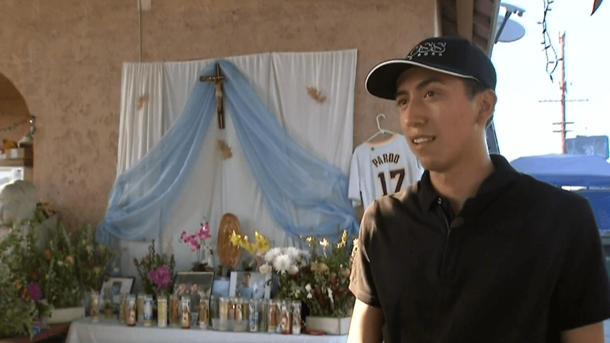 Ricardo Pardo, hermano y primo de las víctimas del incendio San Gabriel Complex.