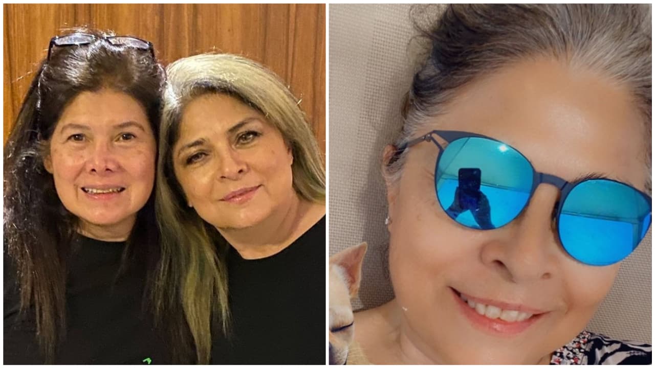 Sin embargo, este 2021 lo inició de rubia y semanas más tarde eligió mostrarse al natural y dejar ver sus canas.