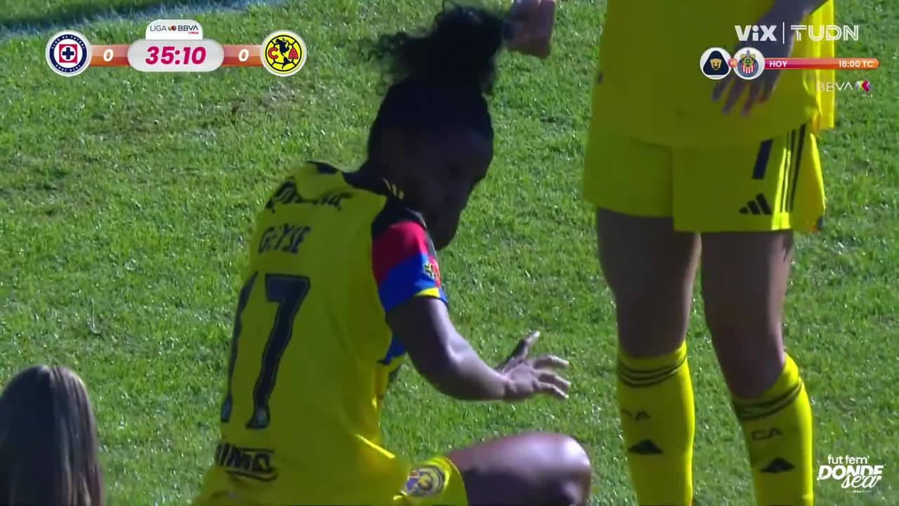 ¡Geyse choca y se lleva un fuerte golpe en la cabeza!