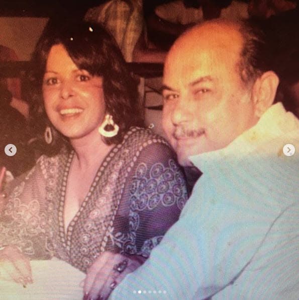 Cada una de sus imágenes iban acompañadas por cariñosos mensajes.